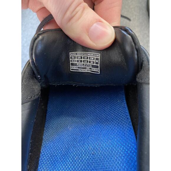 Keen Shoes Women's 9 Presidio II Gorpcore Hiking Black Leather Trail  Sneakers - Picture 6 of 8